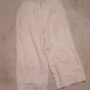 Ella Moss Cream Wide Leg Pants